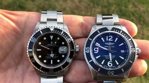 rolex submariner vs breitling superocean 2|breitling vs rolex.